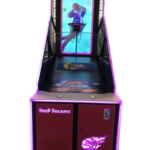 1 player video basketball machine