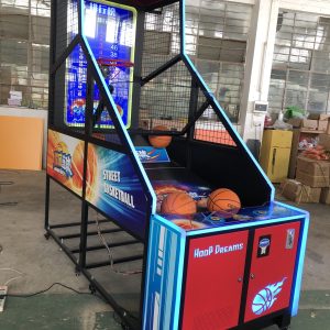 1 player video basketball machine