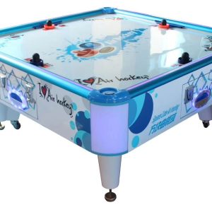 4 player air hockey game
