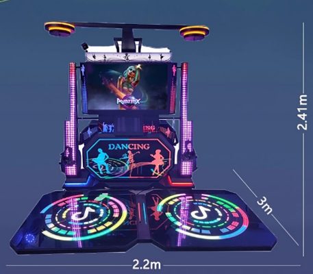 2-player double dance machine