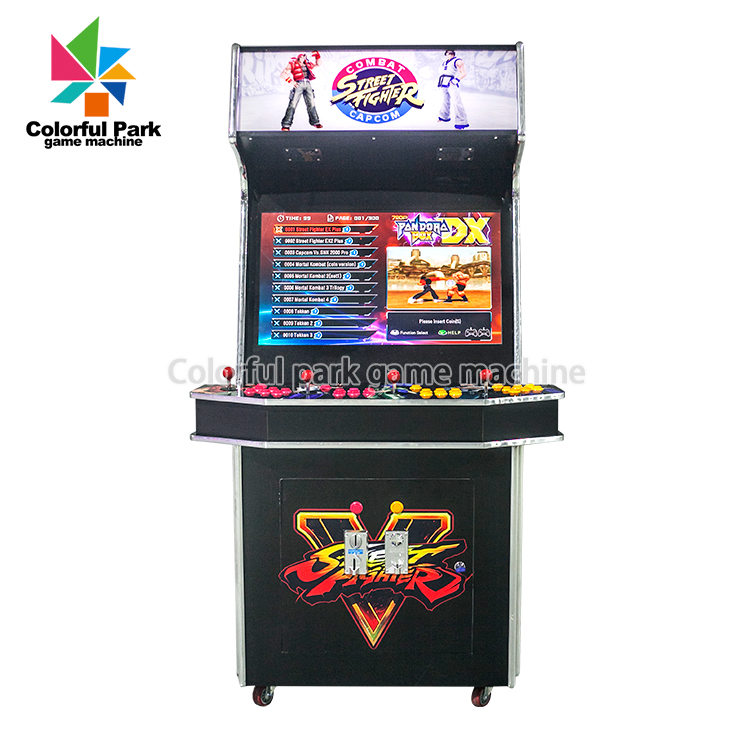 4 player upright arcade machine