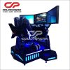 Amusement Park Coin Operated Arcade 3D VR Racing Machine Flying Driving Racing Simulator