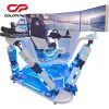 Amusement Park Coin Operated Arcade 3D VR Racing Machine Flying Driving Racing Simulator